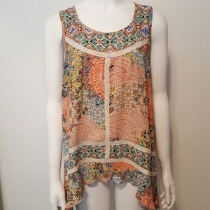Spense Pastel Print Top